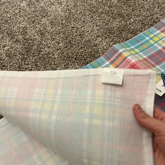 C&F Home Spring Awakening April Plaid Table Runner - Picture 4 of 4